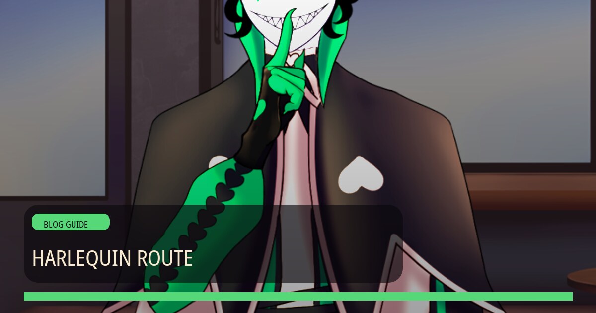 Harlequin route guide blog cover artwork