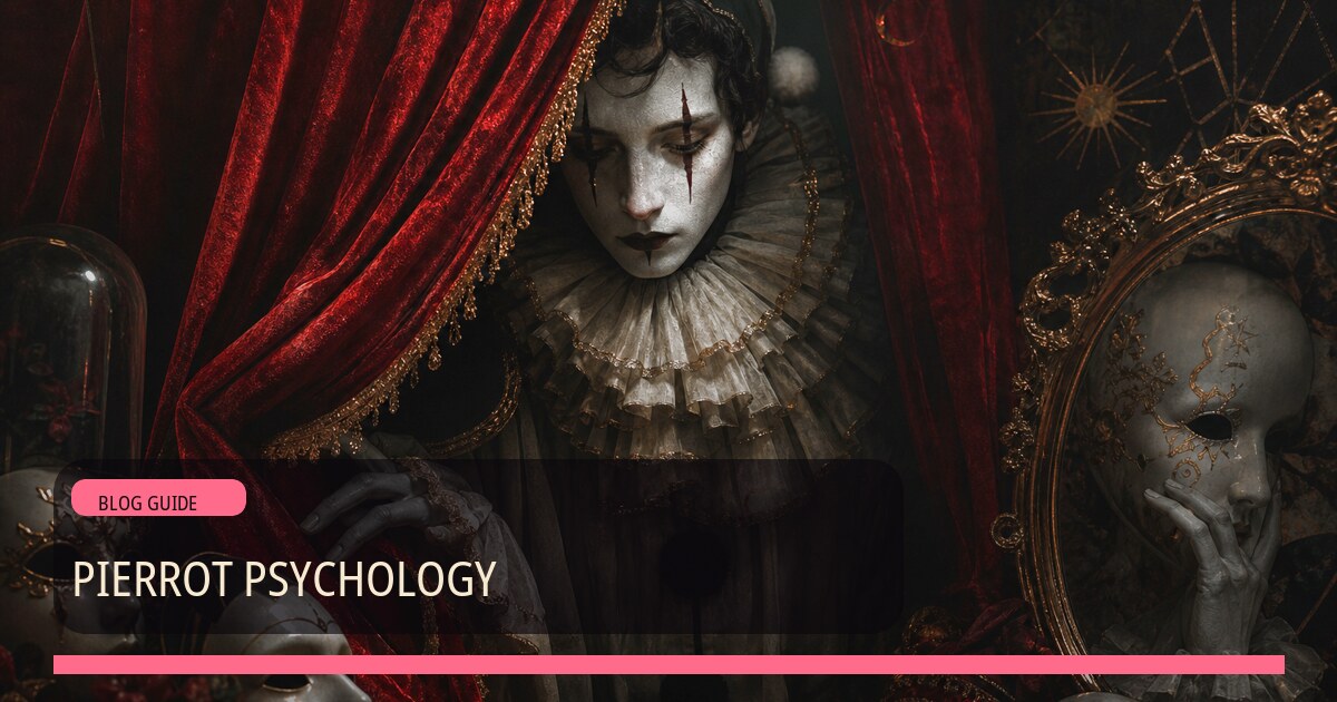 Pierrot psychology blog cover artwork