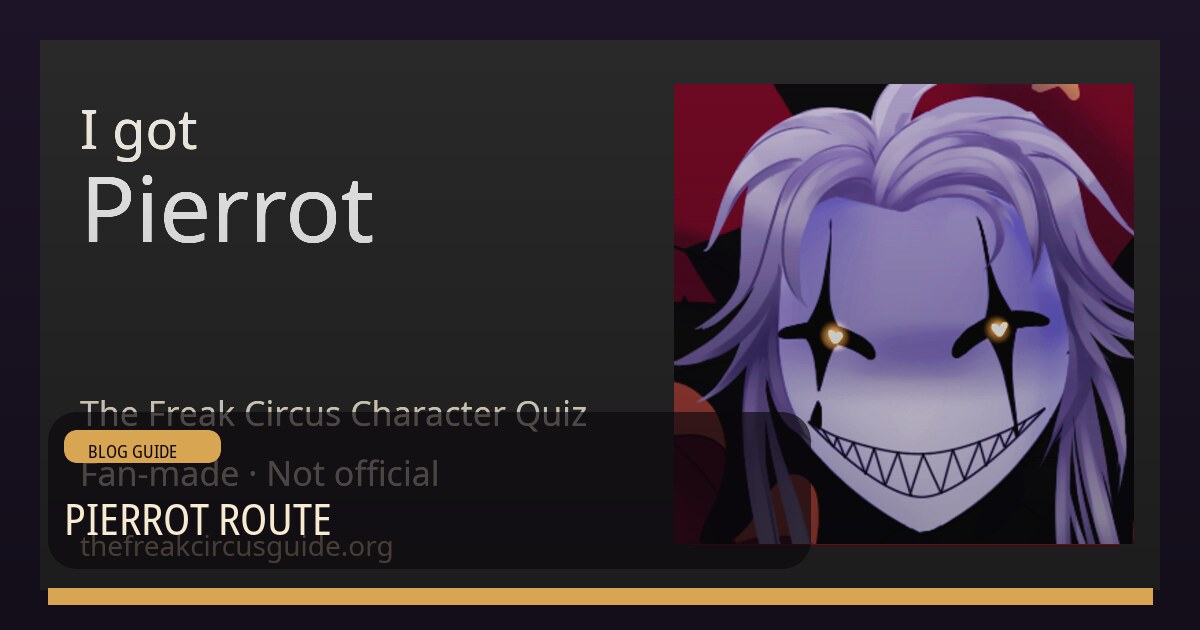 Pierrot route guide blog cover artwork